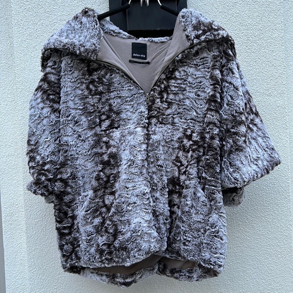 DOLCE VITA Faux Fur Hoodie Jacket